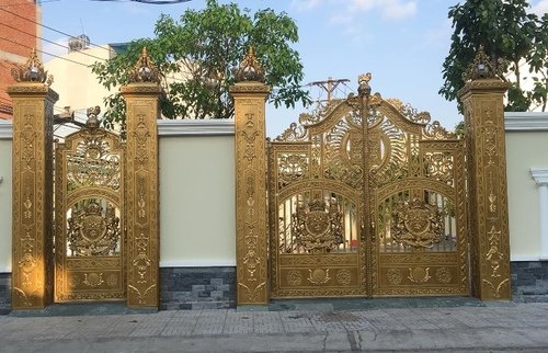 thiết kế cổng rào nhôm đúc tphcm