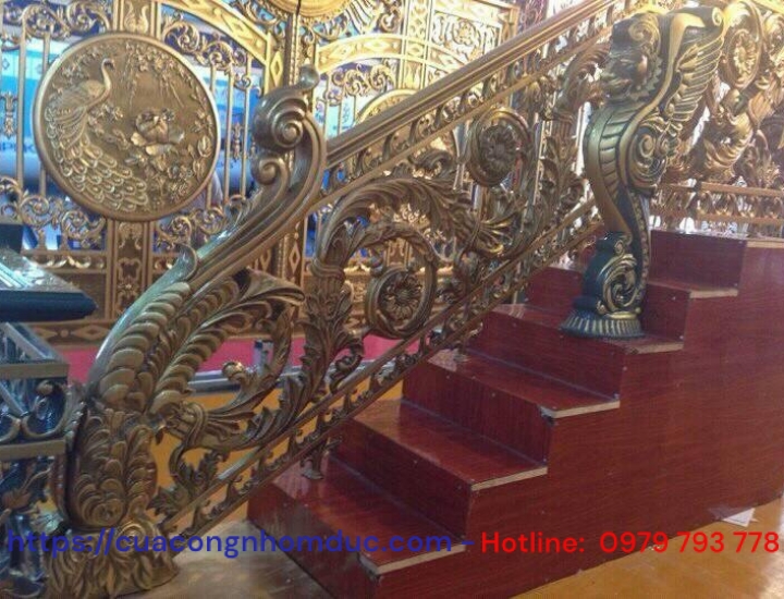 Cầu thang nhôm đúc BS-003
