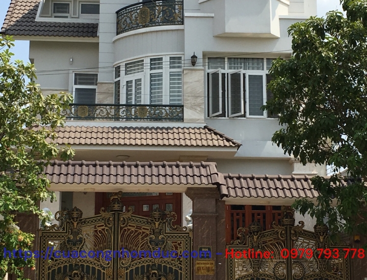 Cổng nhôm đúc BG-004