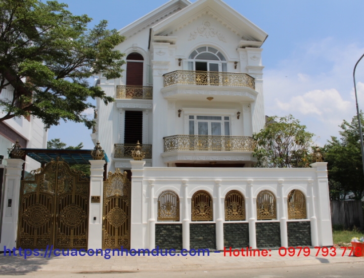 Cổng nhôm đúc BG-005