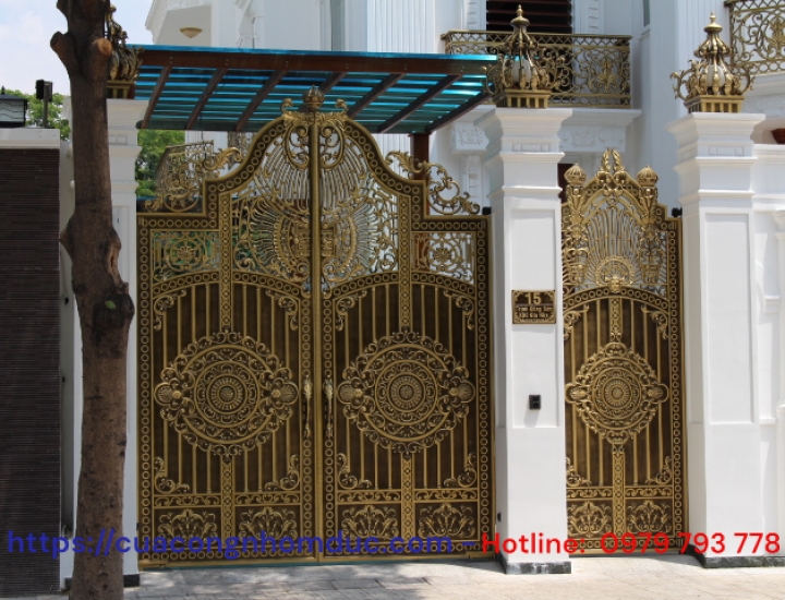 Cổng nhôm đúc BG-036