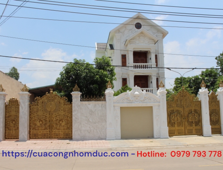 Cổng nhôm đúc BG-007