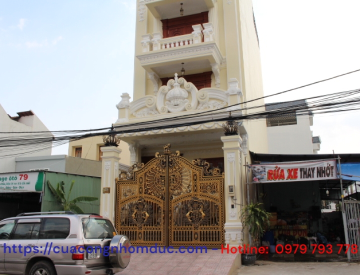 Cổng nhôm đúc BG-035