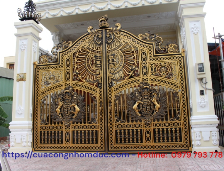 Cổng nhôm đúc BG-012