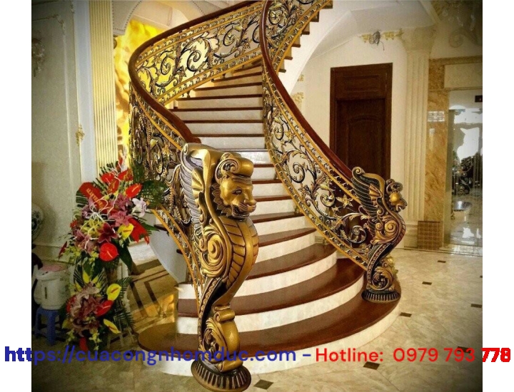 Trụ lan can nhôm đúc