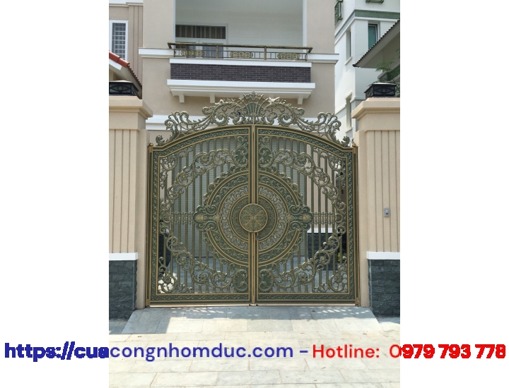 Cổng nhôm đúc BG-001 