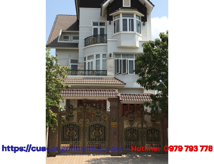 Cổng nhôm đúc BG-004
