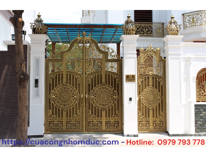 Cổng nhôm đúc BG-030