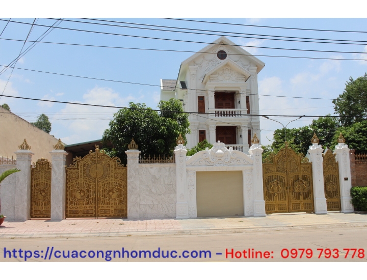 Cổng nhôm đúc BG-007