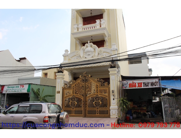 Cổng nhôm đúc BG-035